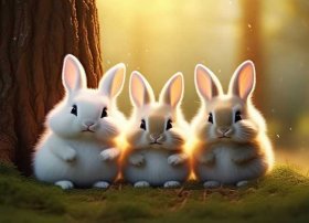 儿童故事《三只小兔》 《三只小兔》教案