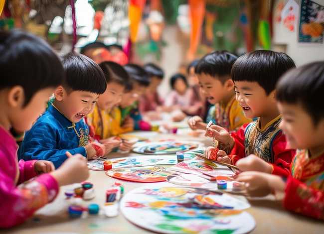 端午节儿童画画；7∽10岁端午节画画