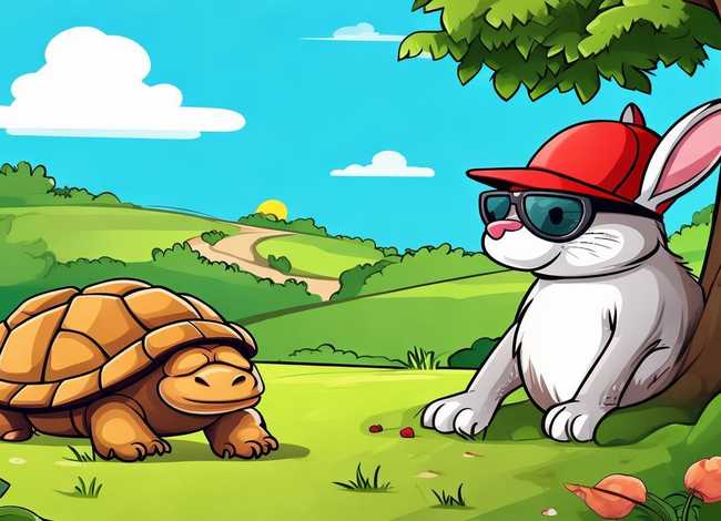 儿童英语动画故事乌龟 中英双语儿童故事-The Tortoise and the Hare 龟兔赛跑