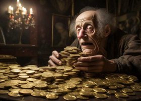 守财奴的经典故事（守财奴是什么寓言故事）