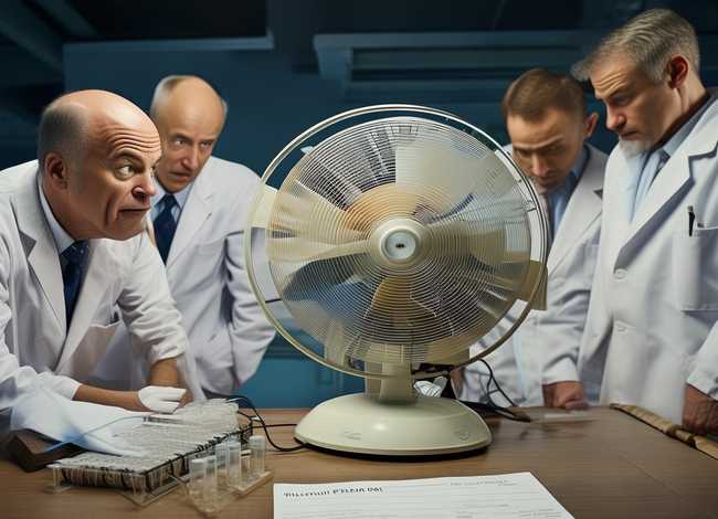 风扇小故事；早年有一个传说电风扇替代专用检测设备的笑话