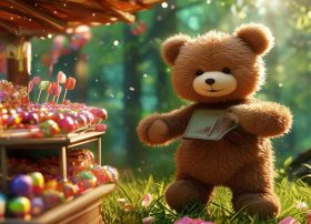 关于糖果的故事完整版 小熊买糖果的故事,格林童话《小熊买糖果》