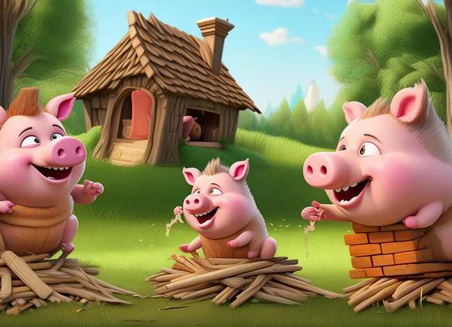 中英双语儿童故事mp3，中英双语儿童故事- The Three Little Pigs 三只小猪