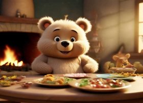 儿童吃饭故事大全（儿童小故事小熊请吃饭）