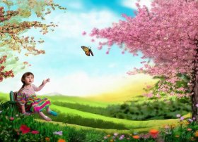 幼儿春天的故事简笔画 立夏简笔画方法