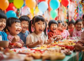 关于儿童节的故事用拼音；六一儿童节快乐的这几个的拼音