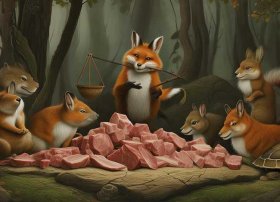 狐狸分肉的故事寓意、《狐狸分肉》给我们带来怎样的道理