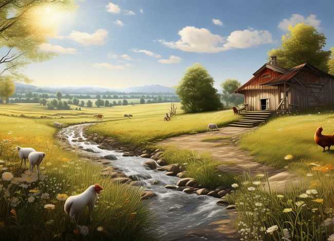 关于乡村的好句 描写乡村的好词好句好词好句好段