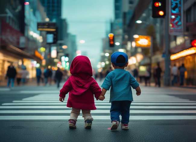 过马路故事视频 - 妞妞蛋蛋过马路剧情简介