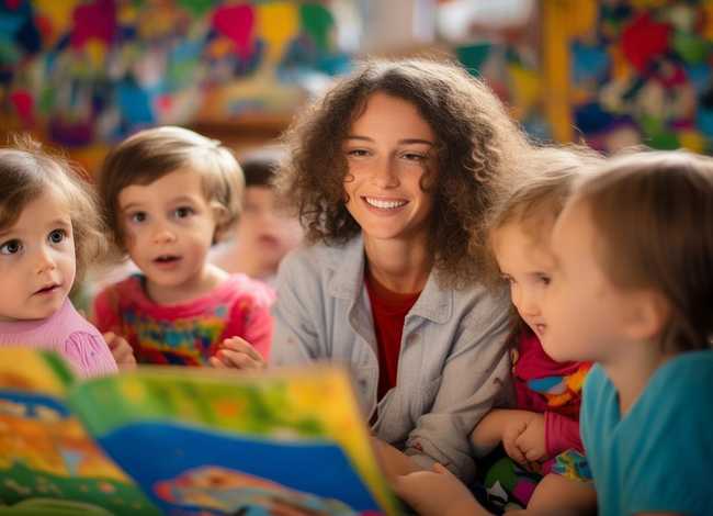 幼儿阅读故事书视频、幼儿园生活老师