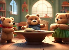 三只小熊幼儿故事视频、儿童故事三只小熊