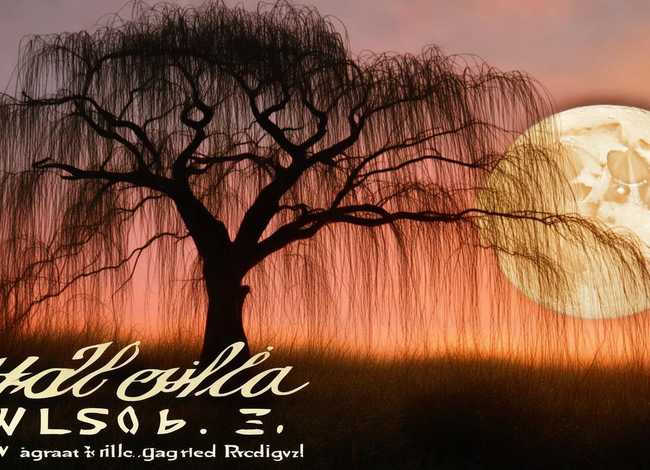 柳树的树木故事、柳树名字的来历