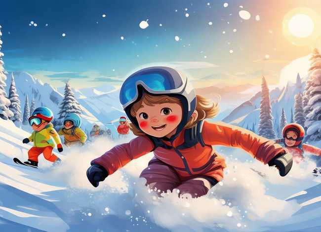 滑雪的儿童故事（滑雪的故事作文600字）