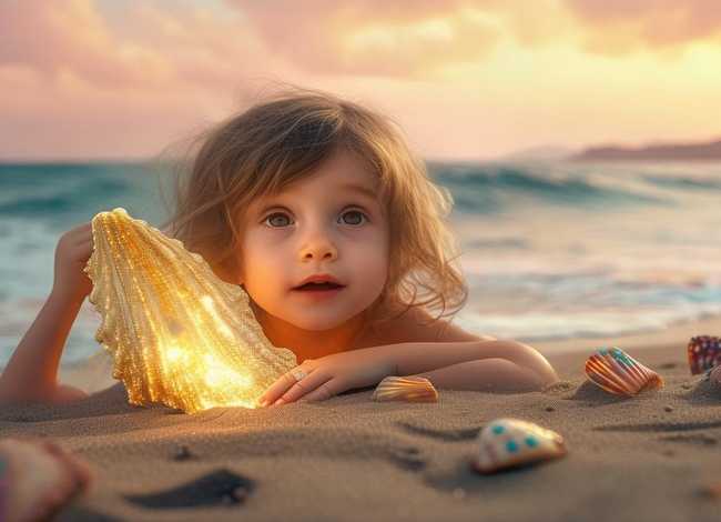 金色的海螺儿童故事 - 金色的海螺儿童诗