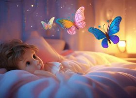 儿童故事三只蝴蝶3-6岁完整版、儿童睡前小蝴蝶的故事