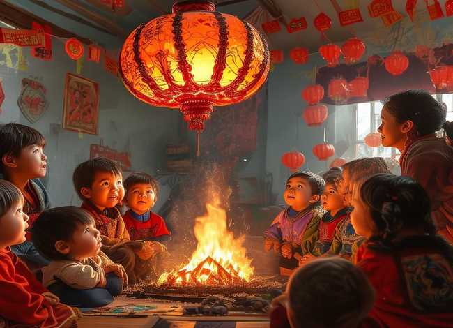 关于除夕的小故事幼儿园；有关民俗的小故事