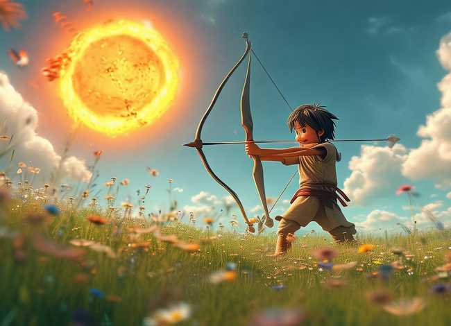 后羿射日故事儿童版（后羿射日的故事）