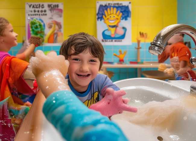 幼儿绘本故事关于洗手的故事 童年养育46-不洗手的战争