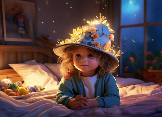 《帽子的故事》、一顶会开花的帽子睡前故事