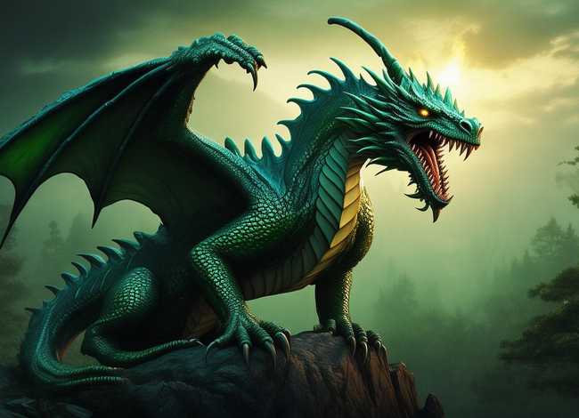 睡前神话故事文字版；睡前故事-恶龙