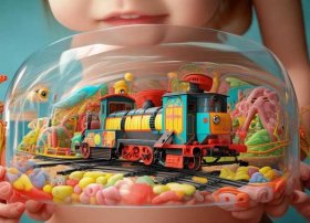 小火车绘本故事大全（3-6岁科普绘本系列1-肚子里有个火车站）