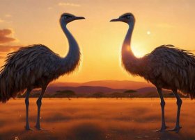 鸵鸟的故事睡前故事 - 哄女朋友的睡前小故事1000字