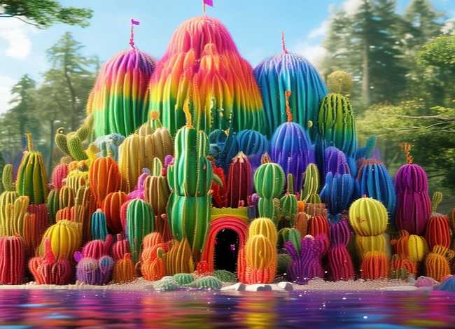 仙人掌编童话故事 - 童话城堡关于彩虹故事作文100字 仙人掌编童话故事 - 童话城堡关于彩虹故事作文100字