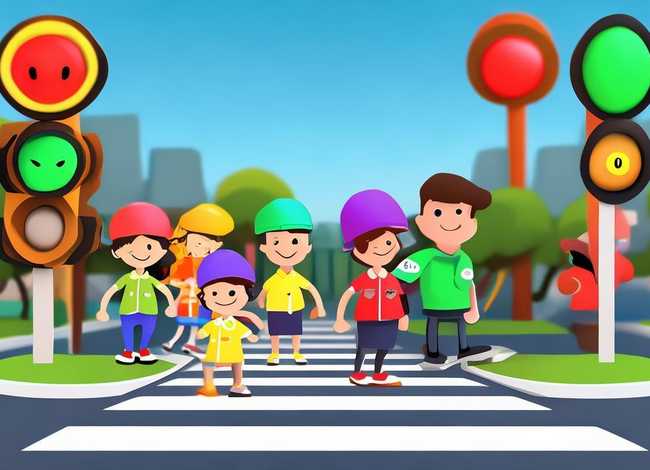 红绿灯斑马线儿童故事 交通安全小故事