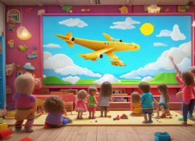 飞机的故事幼儿园（幼儿园教案）