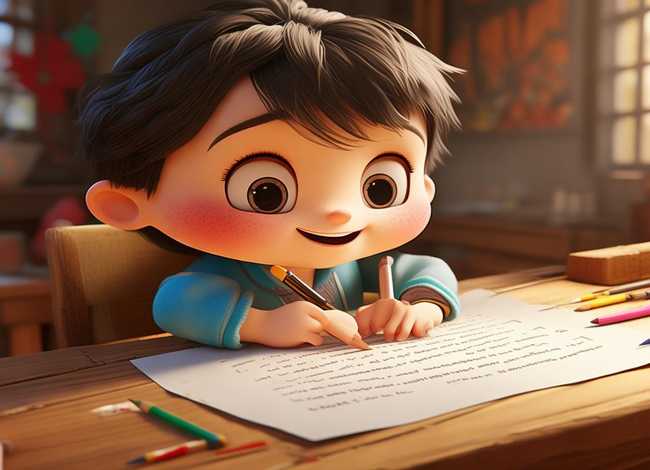 潮汕话儿童故事书0-3岁早教，书信格式,给爸爸的一封信,以我的诚信故事为主题,作文