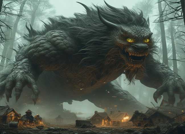 年兽的故事简单版 年的传说故事 年兽的故事简单版 年的传说故事