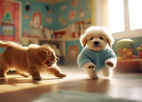 大狗和小狗绘本故事；适合11个月宝宝的绘本推荐