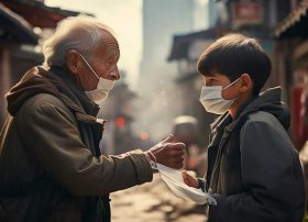 小男孩帮拾荒老人戴口罩故事 - 疫情带给我们的启示作文600字十篇