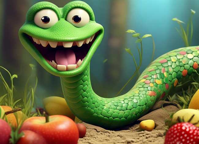 绘本小蛇饿了绘画步骤 - 绘本名称-好饿的小蛇