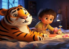 儿童故事老虎拔牙完整版；儿童睡前老虎的故事