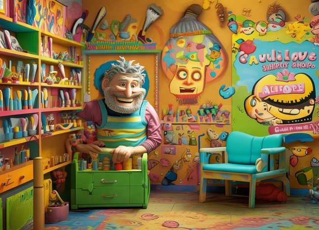 儿童绘本理发店，绘本爱分享《西兰花先生的理发店》,让你爱美从头发开始!