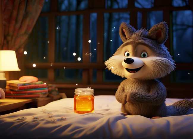 睡前儿童节故事 大灰狼吃蜜糖 儿童睡前故事 讲童话小故事