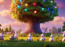 儿童动画许愿树故事；喜羊羊、懒羊羊、美羊羊等的父母们什么时候会出现呢