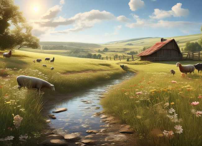 关于乡村的好句 描写乡村的好词好句好词好句好段