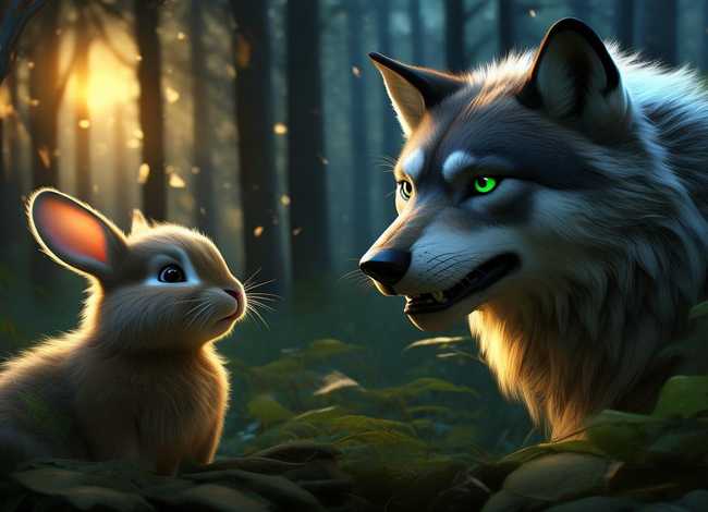兔子和狼的故事(狼吃兔子的故事) 兔子和狼的故事(狼吃兔子的故事)