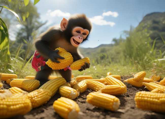 猴子掰玉米的故事完整版可复制 为什么小猴子掰玉米掰了一个扔一个呢