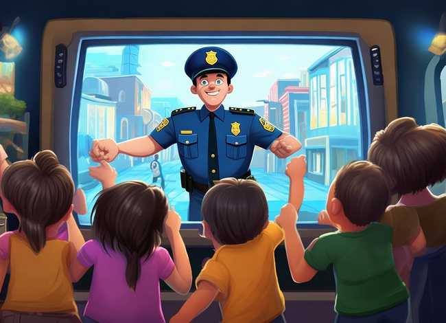 警察抓小偷视频儿童动画片、谁是好人,谁是坏蛋