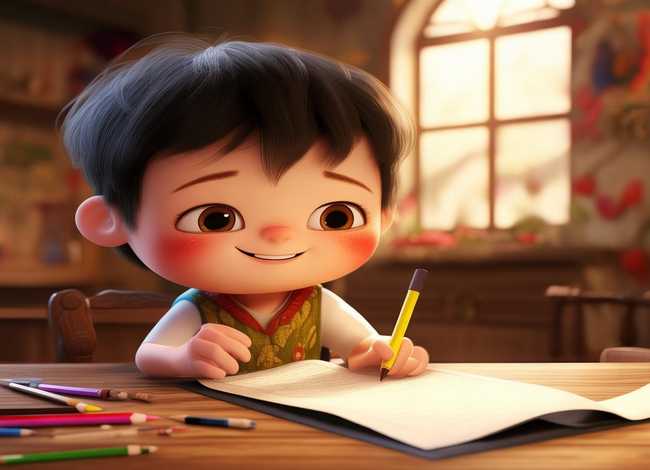 潮汕话儿童故事书0-3岁早教，书信格式,给爸爸的一封信,以我的诚信故事为主题,作文