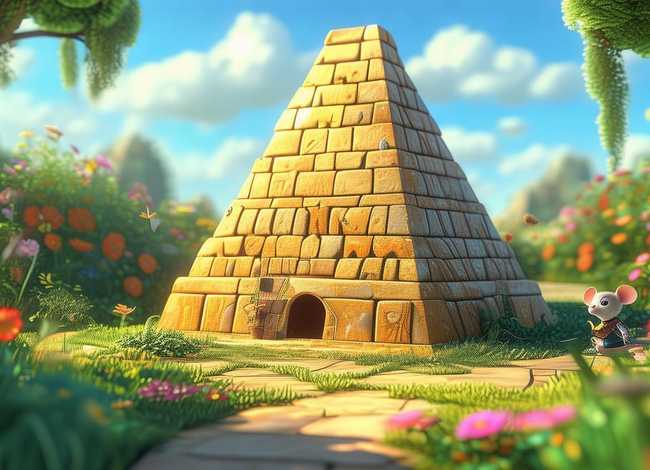 金字塔的绘本故事（绘本《老鼠邮差转一圈》细节分享3）