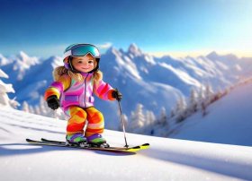 小朋友滑雪的故事，玛蒂娜故事游戏书-玛蒂娜的滑雪历险内容简介