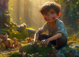 儿童故事永远不洗手（不讲卫生的童话故事）