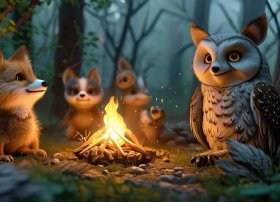 讲儿童动物故事大全连续播放 - 坏人闯入动物王国 儿童睡前童话故事 讲故事大