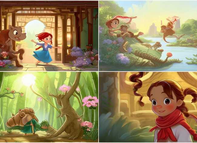 中国最著名的儿童故事；四个中国著名童话故事