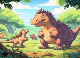 关于恐龙化石的绘本故事 - 深受孩子们喜爱的绘本大师(八)-温情的恐龙爸爸-宫