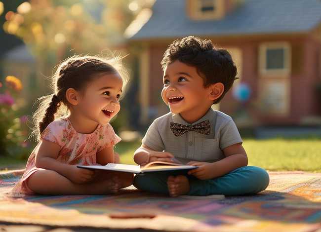 故事好邻居图片课件；好邻居幼儿童话故事